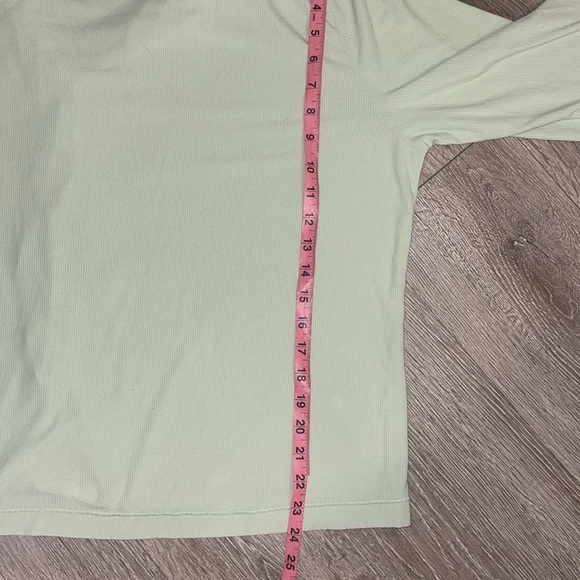 SKIMS SOFT LOUNGE RIBBED SLEEP TOP light green button up size xl - Picture 7 of 7